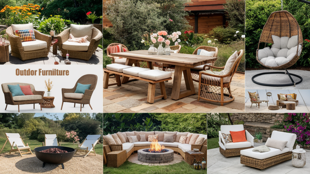 what furniture would be in a garden​