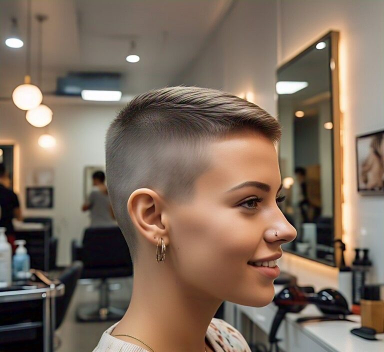 buzz cut burst fade