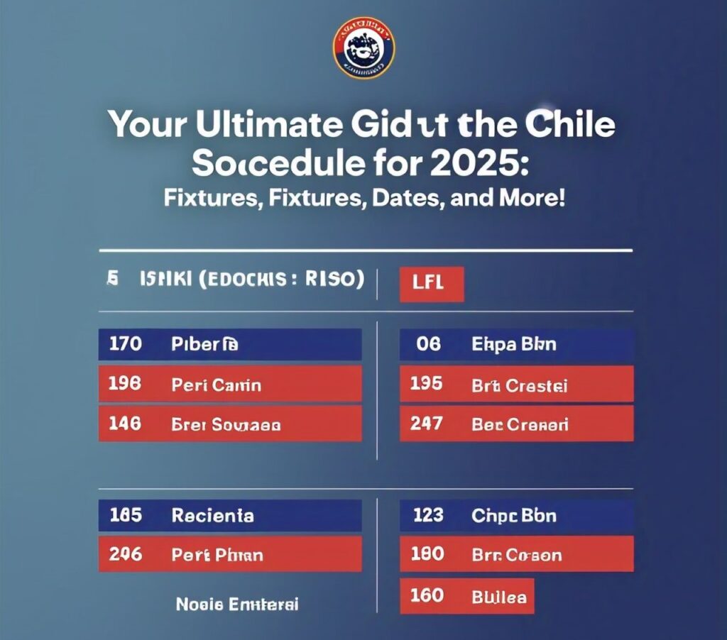chile soccer schedule