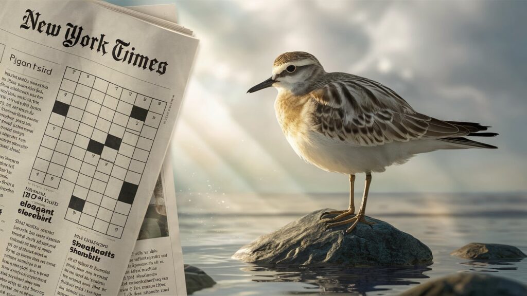 elegant shorebird nyt